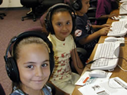kids in computer lab