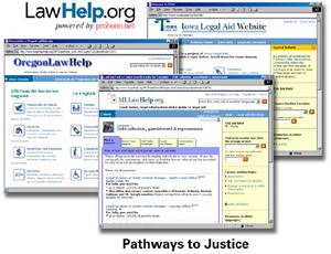 LawHelp.org screen shots